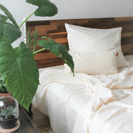 Bettlaken Betttuch Bio Baumwolle Satin Pure Schlafzimmer Stil